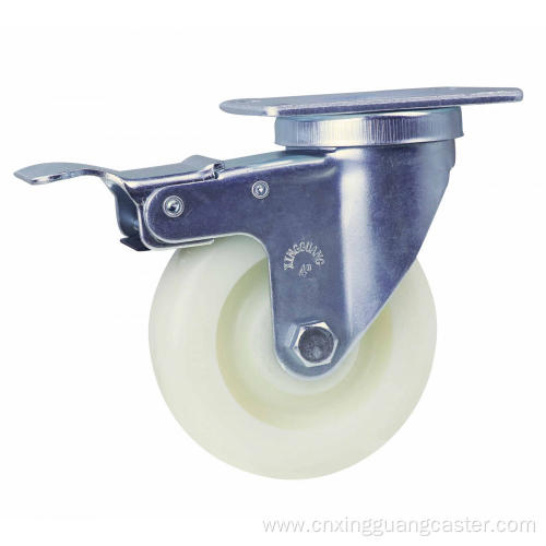 Mid Duty Nylon Caster Full Brake